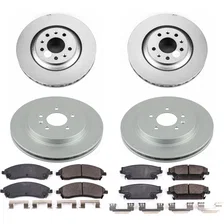 Front and Rear Z17 COATED BRAKE KIT for Cadillac image 2