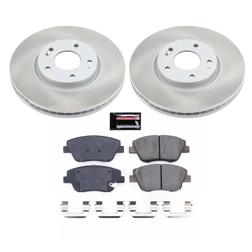 Front SEMI-COATED ROTOR KIT for Kia Optima