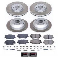 Front and Rear SEMI-COATED ROTOR KIT for Kia Sorento image 1