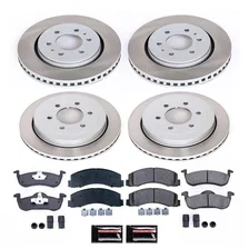 Front and Rear SEMI-COATED ROTOR KIT image 1