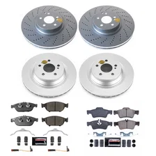 Front and Rear Z23 COATED BRAKE KIT for Mercedes-Benz E550 image 2