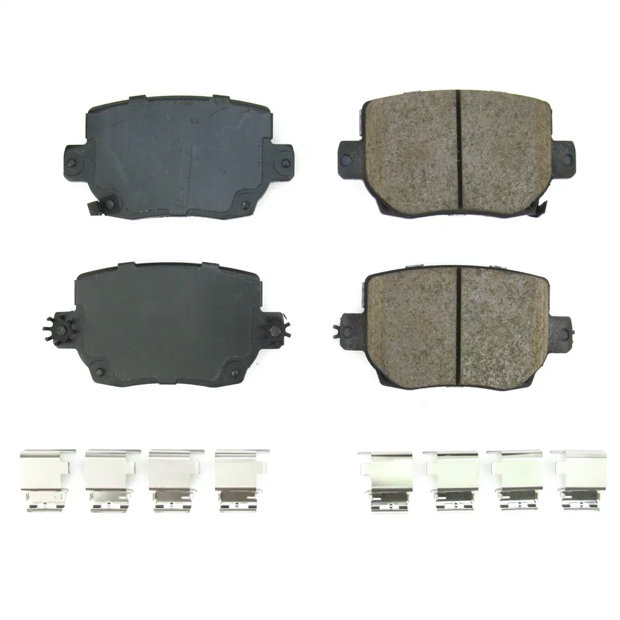 Rear Z17 EVO CERAMIC PAD W/HDW for Tesla