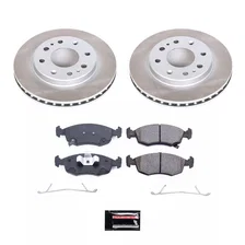 Front SEMI-COATED ROTOR KIT for Fiat 500 image 1