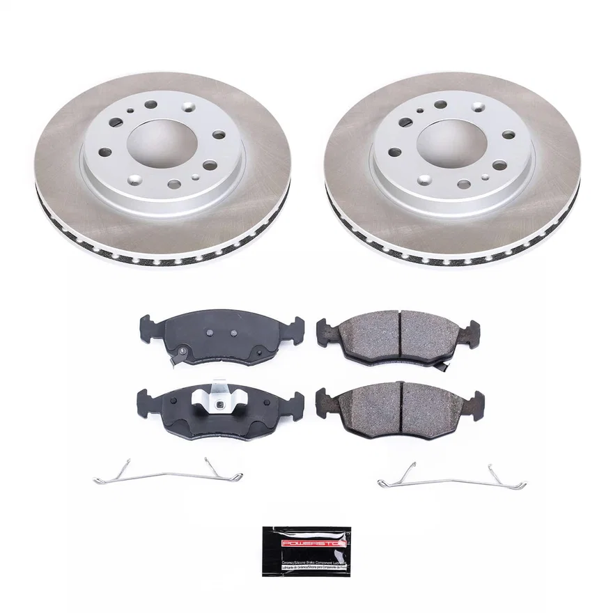Front SEMI-COATED ROTOR KIT for Fiat 500