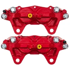 Front RED CALIPER PAIR W/O BRKT image 3