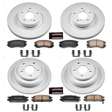 Front and Rear Z17 COATED BRAKE KIT for Subaru Legacy image 2
