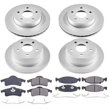 Front and Rear Z17 COATED BRAKE KIT for Jeep Grand Cherokee image 2
