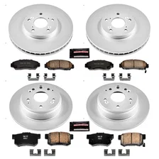 Front and Rear Z17 COATED BRAKE KIT for Acura TL image 2