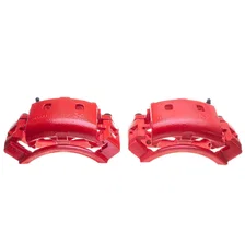 Front RED CALIPER PAIR W/BRKT for Ford image 2