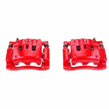 Rear RED CALIPER PAIR W/BRKT for Ford image 2