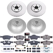 Front and Rear Z23 COATED BRAKE KIT for Mercedes-Benz E500 image 2