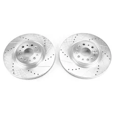 Front DRILLEDSLOTTED ROTOR PAIR image 2
