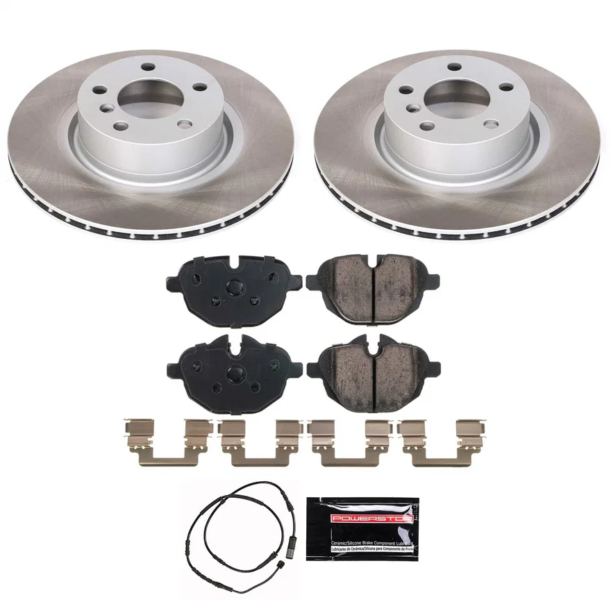 Rear SEMI-COATED ROTOR KIT for BMW