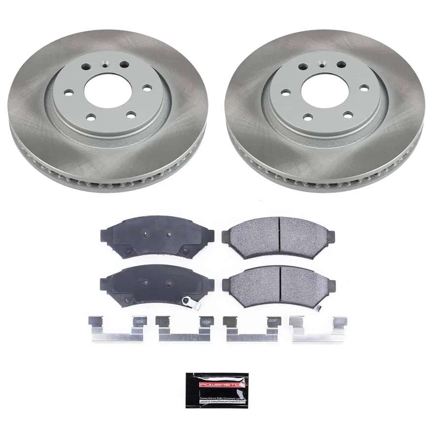 Front SEMI-COATED ROTOR KIT