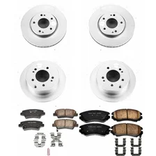 Front and Rear Z17 COATED BRAKE KIT for Kia Soul image 2