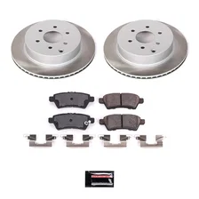 Rear SEMI-COATED ROTOR KIT for Nissan Pathfinder image 1