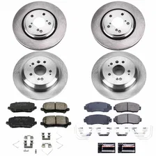 Front and Rear AUTOSPECIALTY BRAKE KIT for Honda Passport image 2