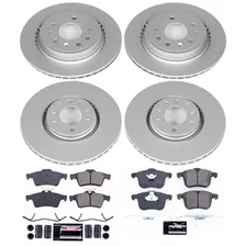 Front and Rear Z23 COATED BRAKE KIT for Saab 9-3 image 2