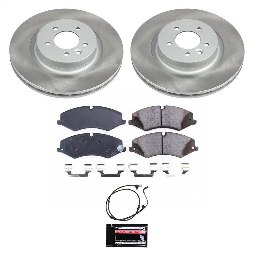 Front SEMI-COATED ROTOR KIT for Land Rover Range Rover Sport