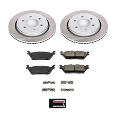 Rear SEMI-COATED ROTOR KIT for Ford F-150 image 1