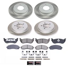 Front and Rear SEMI-COATED ROTOR KIT image 1