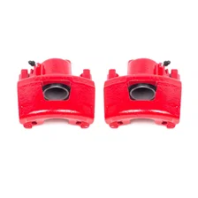 Front RED CALIPER PAIR W/O BRKT image 2