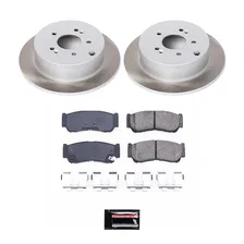 Rear SEMI-COATED ROTOR KIT for Hyundai Santa Fe image 1
