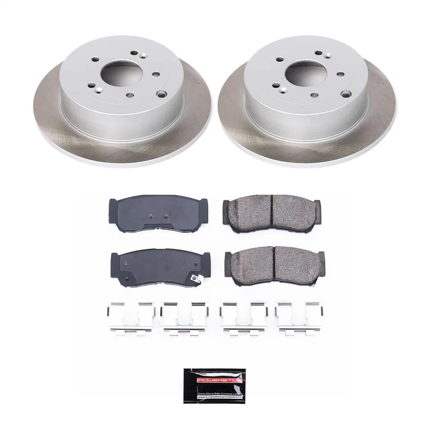 Rear SEMI-COATED ROTOR KIT for Hyundai Santa Fe