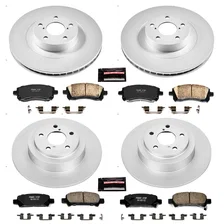 Front and Rear Z17 COATED BRAKE KIT for Subaru image 2