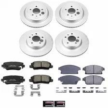 Front and Rear Z17 COATED BRAKE KIT for Cadillac ATS image 2