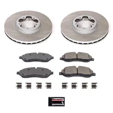 Front SEMI-COATED ROTOR KIT for Ford image 1