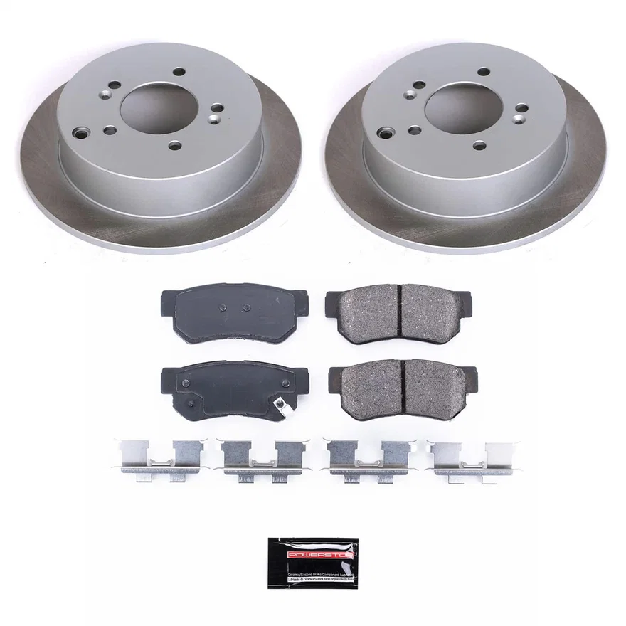 Rear SEMI-COATED ROTOR KIT