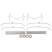 Front RED CALIPER PAIR W/O BRKT image 7
