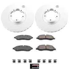 Front Z17 COATED BRAKE KIT for Ford Transit-350 HD image 2