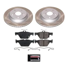 Rear SEMI-COATED ROTOR KIT for Subaru Forester image 1