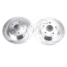 Rear DRILLEDSLOTTED ROTOR PAIR image 2