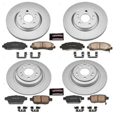 Front and Rear Z17 COATED BRAKE KIT for Acura TL image 2