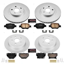 Front and Rear Z17 COATED BRAKE KIT for Toyota Celica image 2