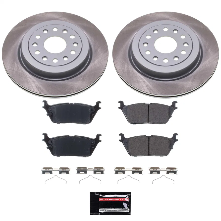 Rear SEMI-COATED ROTOR KIT for Ram 1500