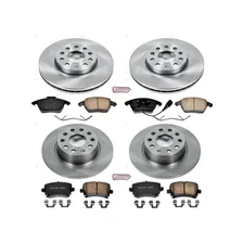 Front and Rear AUTOSPECIALTY BRAKE KIT for Volkswagen Golf image 2