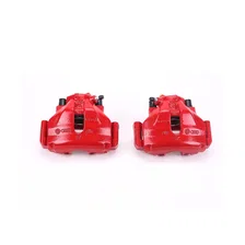 Front RED CALIPER PAIR W/BRKT image 2