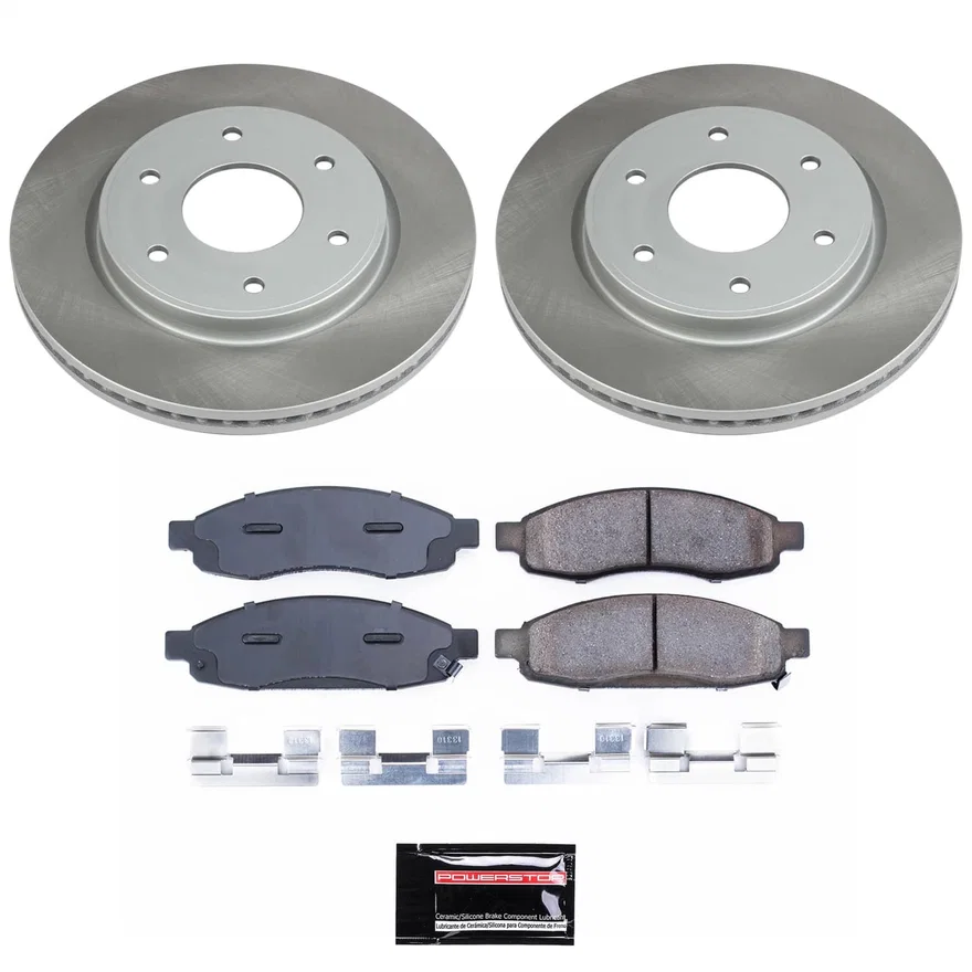 Front SEMI-COATED ROTOR KIT