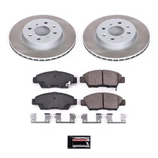 Front SEMI-COATED ROTOR KIT for Honda Fit image 1