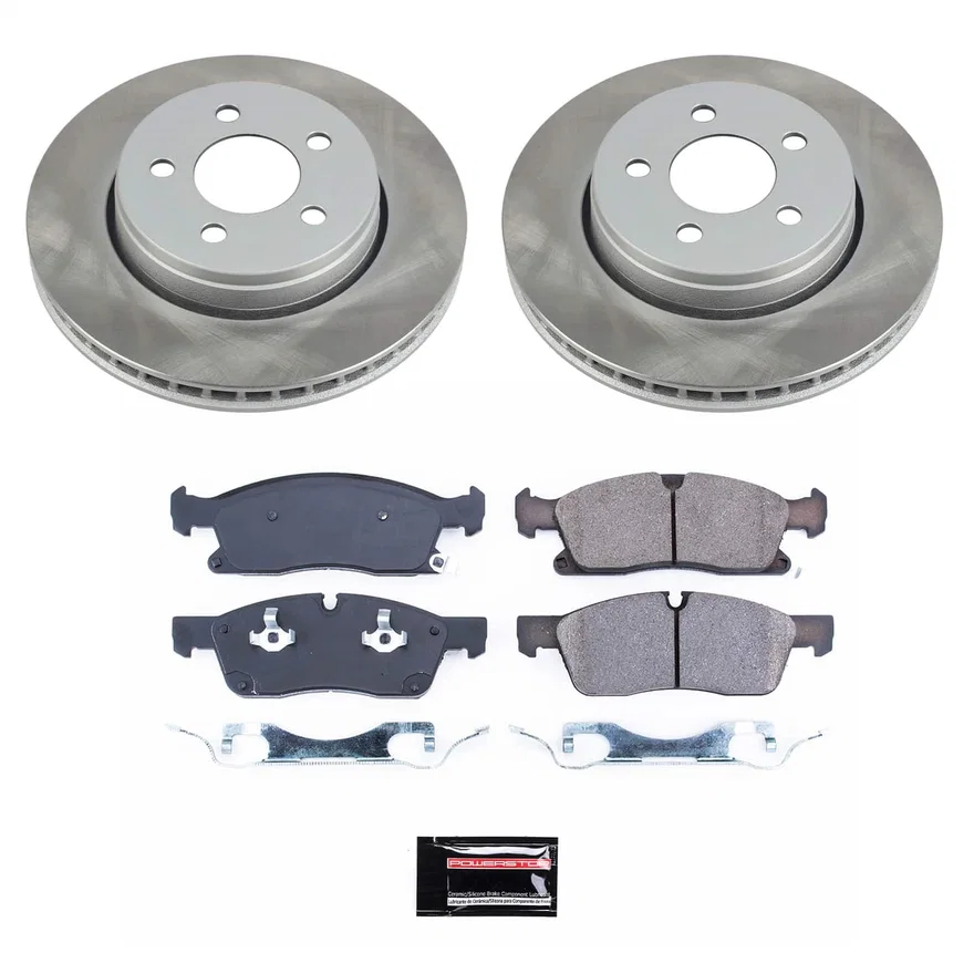 Front SEMI-COATED ROTOR KIT