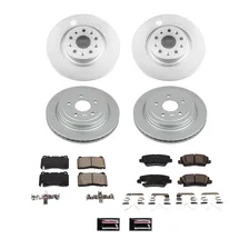 Front and Rear Z17 COATED BRAKE KIT for Cadillac CTS image 1