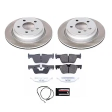 Rear SEMI-COATED ROTOR KIT for BMW image 1