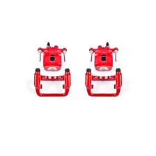 Rear RED CALIPER PAIR W/BRKT for Acura RL image 2