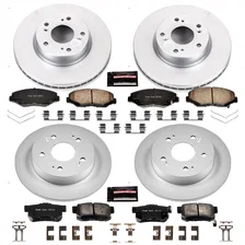 Front and Rear Z17 COATED BRAKE KIT for Acura ILX image 2