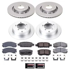 Front and Rear Z17 COATED BRAKE KIT for Mitsubishi Outlander image 1