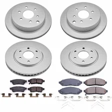 Front and Rear Z17 COATED BRAKE KIT for Nissan Frontier image 2